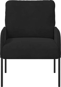 vidaXL Καναπέδες με μαξιλάρι 55cm Μαύρο Κόντρα πλακέ