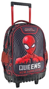 Σχολική Τσάντα Τρόλεϊ Δημοτικού (34x20x45) Must Spiderman Queens New York City 508117