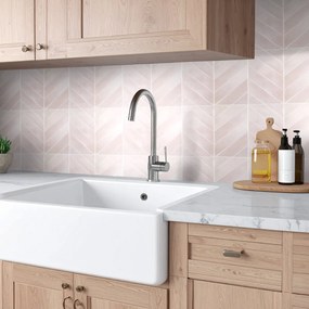 Αυτοκόλλητο Πλακάκι 3D (30.5x25) L-C Parma Blush 1770135