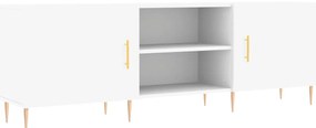 vidaXL Έπιπλο Τηλεόρασης Λευκό 150x30x50 εκ. από Επεξεργασμένο Ξύλο