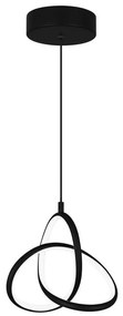 POWERTECH LED φωτιστικό οροφής HLL-0123, 15W, 4000K, Φ22cm x 1m, μαύρο
