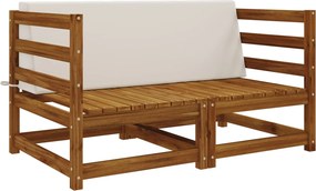 vidaXL Μαξιλάρι πλάτης SOEST 100% Πολυεστέρας Λευκό 120 x 20 x 40 cm