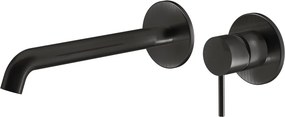 La Torre Elle 35032 Black Brushed PVD - Εντοιχιζόμενη μπαταρία νιπτήρα