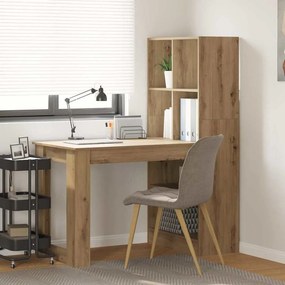 vidaXL Γραφείο Artisan Oak Επεξεργασμένο ξύλο 122 x 67 x 145 εκ.