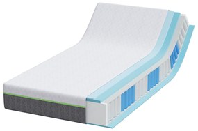 vidaXL Στρώματα Λευκό, Γκρι 100 x 200 cm