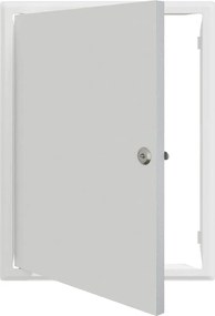 vidaXL Πάνελ Πρόσβασης Λευκό 43 x 33 x 3 cm Ατσάλι