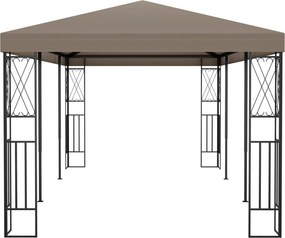 vidaXL Κιόσκι Taupe 6 x 3 μ. Ύφασμάτινο