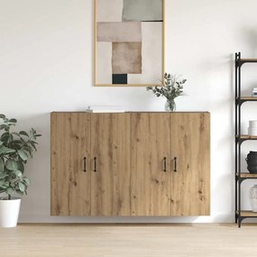 vidaXL Ντουλάπια Τοίχου 2 pcs artisan δρυς 69.5 x 34 x 90 εκ.