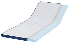 vidaXL Στρώματα Λευκό και Μπλε 80 x 200 cm