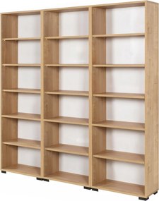 Βιβλιοθήκη Sapphire Δρυς DOVAL 180x30x2