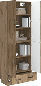 vidaXL Σέτ Ντουλαπιών 2 τμχ. Artisan Δρυς Επεξεργασμένο Ξύλο