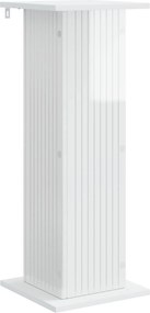 vidaXL Βάση φυτών Γυαλιστερό Λευκό 30,5 x 30 x 80,5 εκ