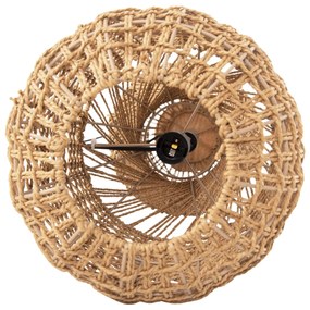 Φωτιστικό Δαπέδου C4358 Μέταλλο - Paper Rope σε Καφέ Φ25x102Υεκ. 25x25x102 εκ.