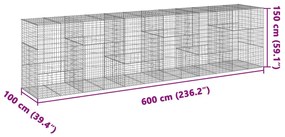 ΣΥΡΜΑΤΟΚΙΒΩΤΙΟ ΜΕ ΚΑΛΥΜΜΑ 600X100X150 ΕΚ. ΓΑΛΒΑΝΙΣΜΕΝΟ ΧΑΛΥΒΑ 3295218