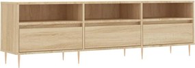 vidaXL Έπιπλο Τηλεόρασης Sonoma Δρυς 150x30x44,5 εκ. Επεξ. Ξύλο