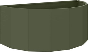 vidaXL Γλάστρα Ελιά Πράσινη 90 x 45 x 35 cm Ατσάλι