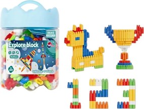 Σετ κατασκευών DIY με τουβλάκια - 320pcs - 8645 - 917515