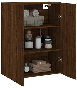 vidaXL Ντουλάπι Τοίχου Καφέ Δρυς 69,5 x 34 x 90 εκ.