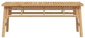 vidaXL Παγκάκι Καφέ 110 x 38 x 45 cm Μπαμπού