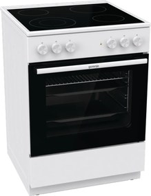 Ηλεκτρική Κεραμική κουζίνα Gorenje Λευκή GEC6A41WC 60x60x85 εκ.