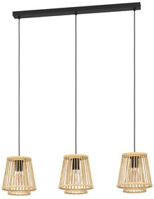 Φωτιστικό Κρεμαστό Eglo 43853 HYKEHAM Μαύρο Ματ (Black Mat)