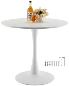 VEVOR 31.5 in Round Dining Table Wood Kitchen Table for 2-4 Person (Only Table)