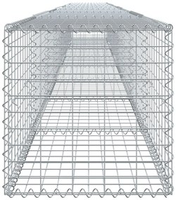 vidaXL Συρματοκιβώτιο με Κάλυμμα 800x50x50 εκ. από Γαλβανισμένο Χάλυβα