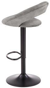 H102 bar stool grey DIOMMI V-CH-H/102-POPIELATY