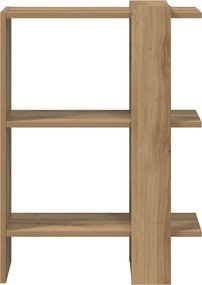 vidaXL Ράφι Βιβλίων 2 επιπέδων 52 x 25 x 71,5 εκ Επεξεργασμένο ξύλο