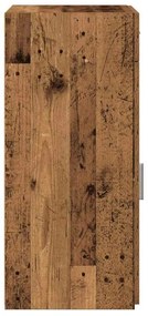 vidaXL Πλαϊνό γραφείο με συρτάρι Παλαιό ξύλο 50 x 42.5 x 93 εκ.