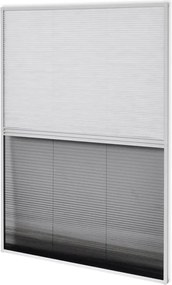 vidaXL Σήτα Παραθύρου Πλισέ με Σκίαστρο 60 x 80 εκ. Αλουμινίου