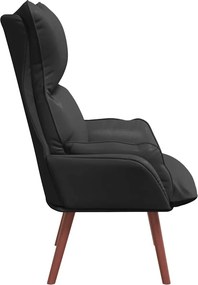 vidaXL Πολυθρόνα Μαύρο 69 x 74 x 93 εκ. Δερματίνη
