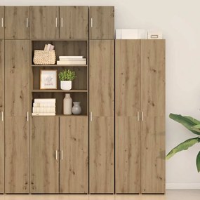 vidaXL Ντουλάπι αποθήκευσης 2 pcs Artisan Δρυς 30 x 42,5 x 225 εκ