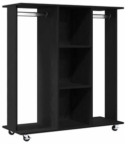 vidaXL Ντουλάπα Μαύρη δρυς 102 x 38 x 110 εκ. Επεξεργασμένο ξύλο