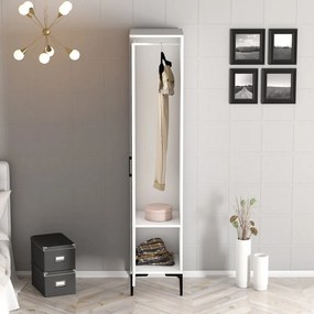 Μονοφυλλη Ντουλαπα Λευκο KUMSAL 47.5x40x201.4