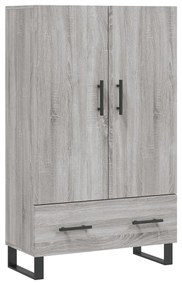 vidaXL Ντουλάπα Γκρι Sonoma 69,5 x 31 x 115 εκ. από Επεξεργασμένο Ξύλο