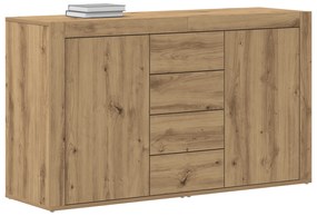 vidaXL Γραφείο Δρυς Επεξεργασμένο ξύλο 120 x 36 x 69 εκ. Πλαϊνό γραφείο