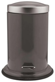 Κάδος Απορριμμάτων Acero 3L Grey Sealskin Ανοξείδωτο Ατσάλι