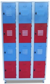 Ιματιοθήκη 28 δώδεκα θυρίδων 100x40x190 DIOMMI 29-008 DIOMMI-29-008