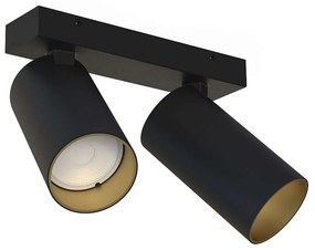 Φωτιστικό Οροφής - Σποτ Mono 7766 2xGU10 10W Black-Gold Nowodvorski Metal, Plastic