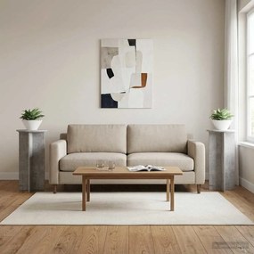 vidaXL Βάση φυτών 2 τεμ. Γκρι Σκυροδέματος 40 x 40 x 80 cm