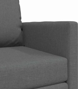 vidaXL Κρεβάτι καναπές 60cm Σκούρο Γκρι ύφασμα