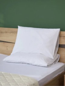 Stewehome σετ λευκές μαξιλαροθήκες από 100% βαμβάκι Λευκό 50x70 cm