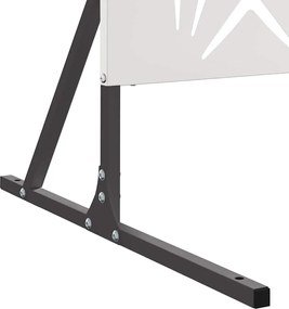 vidaXL Οθόνη Ιδιωτικότητας Γκρι 100 x 50 x 180 εκ. Ατσάλι