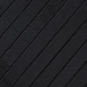 vidaXL Χαλί Ορθογώνιο Μαύρο 70x200 εκ. από Μπαμπού