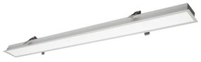 Γραμμικό Φωτιστικό Χωνευτό Viokef Station Ultra 3911-03058-4-U-D5 L580 4000K Dimmable Ασημί