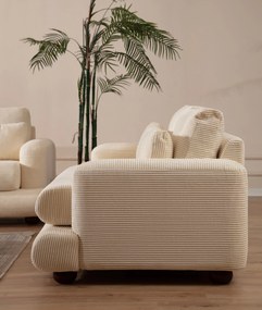 3-Seat Sofa River - Beige Beige