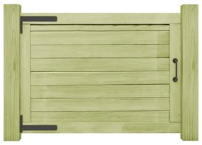 Πόρτα Φράχτη 75 x 100 εκ. από Εμποτισμένο Ξύλο Πεύκου - Πράσινο