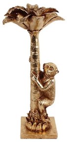 Κηροπήγιο Javan 019731 14,5x14,2xH31,5cm Gold Polyresin