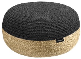 Πουφ (Φ65x30) Guy Laroche Ottoman Large Maya Natural